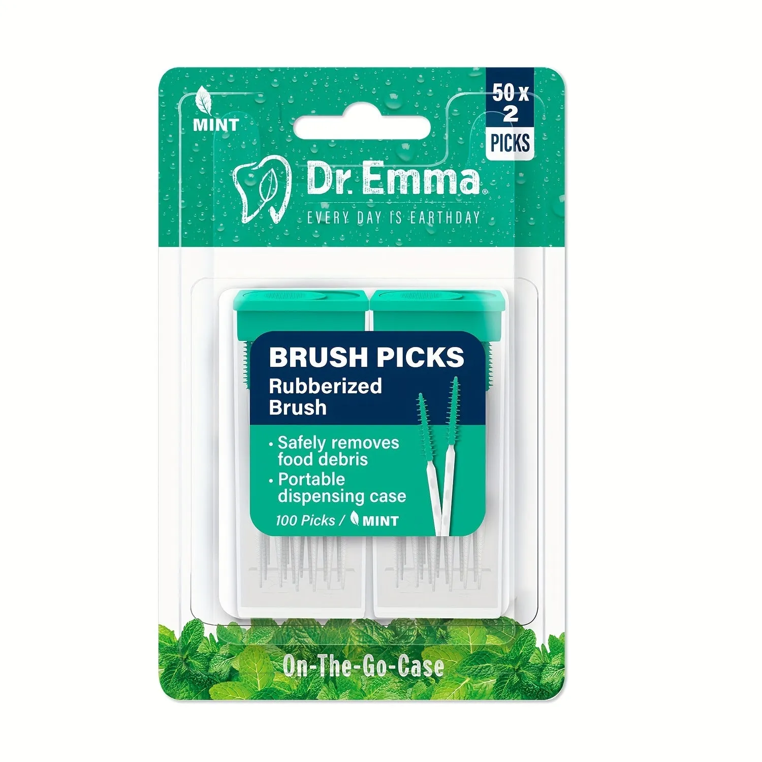 100 Mint Floss Interdental Brushes for Ultimate Oral Hygiene