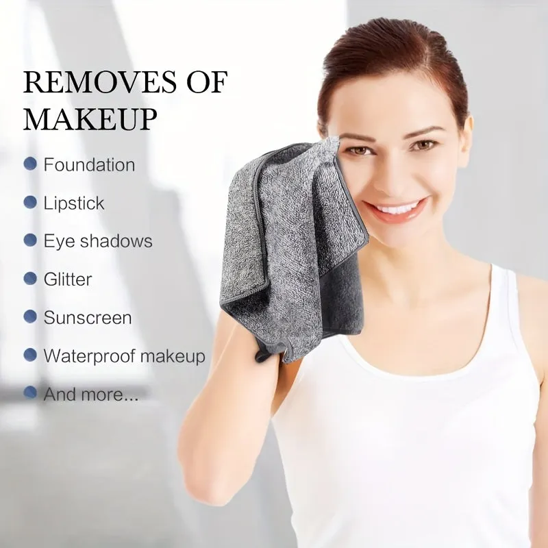 10Pack Grey Microfiber Cleaning Cloths  Ultra Absorbent Washable Towels