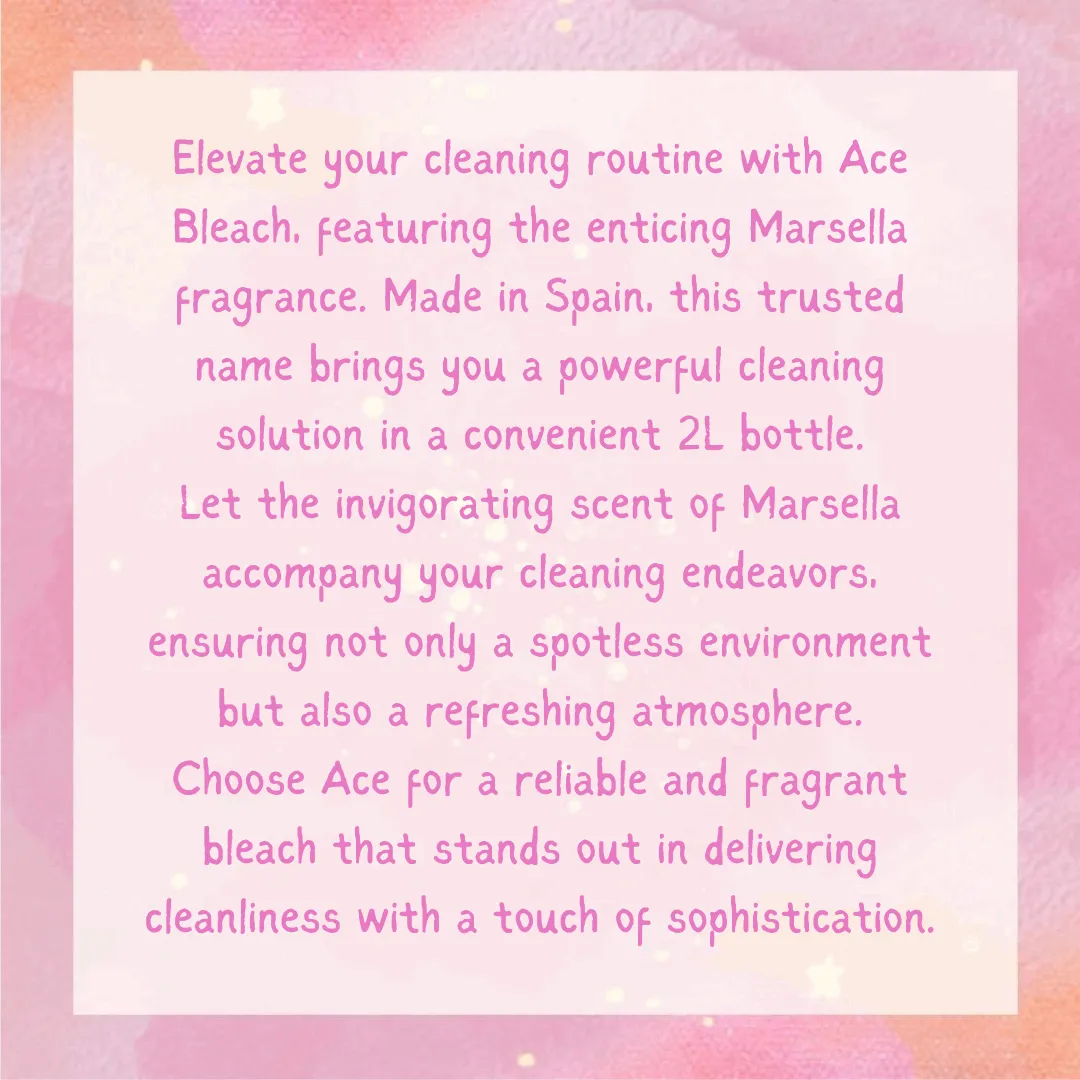 Ace BLEACH WITH MARSELLA FRAGRANCE 2L