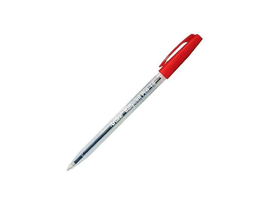 Artline 8210 Ballpoint Pen 1.0mm, Red 1x50/Pack [EK-8210RD]