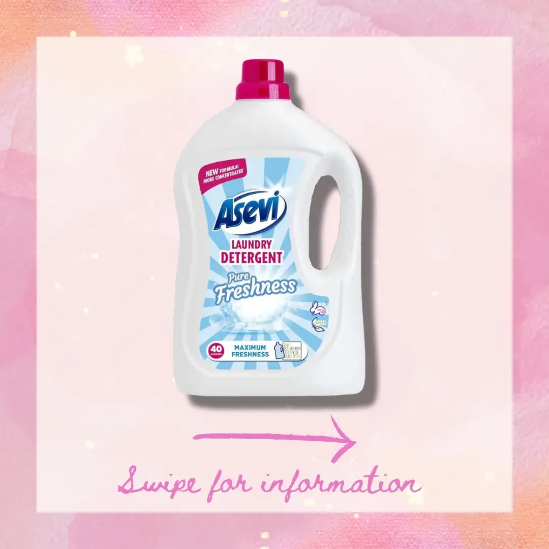 Asevi Detergent Laundry Gel PURE & FRESH 2.4L