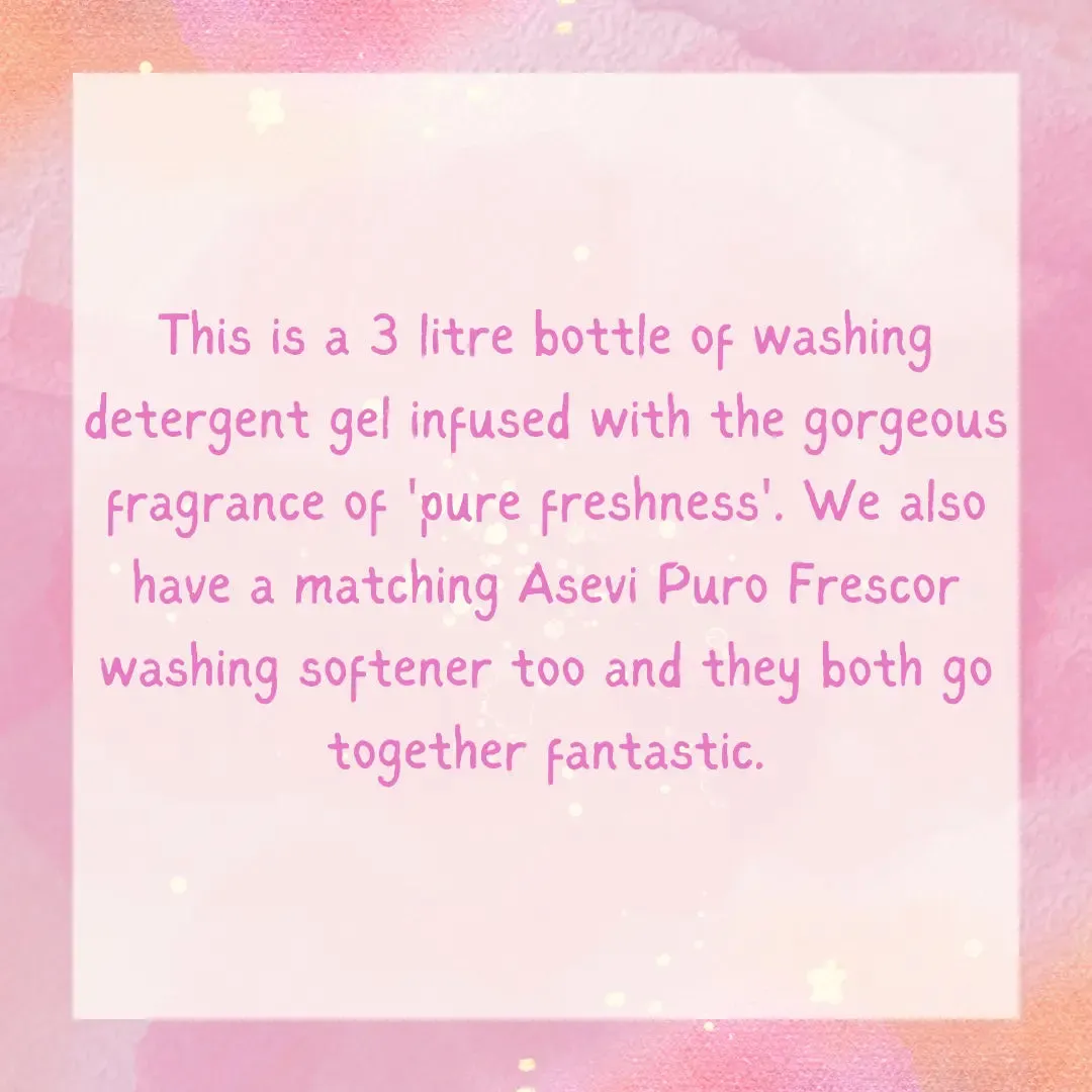 Asevi Detergent Laundry Gel PURE & FRESH 2.4L