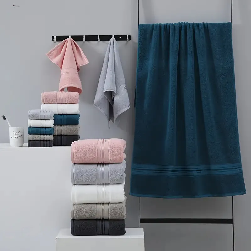 Bathroom 6pcs high-end j hotel bath towel set