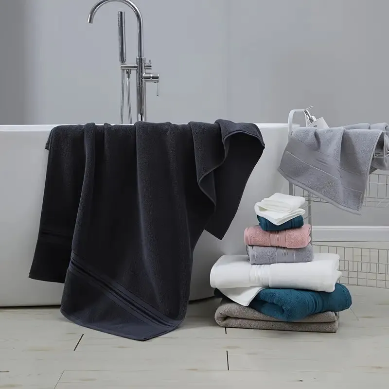 Bathroom 6pcs high-end j hotel bath towel set