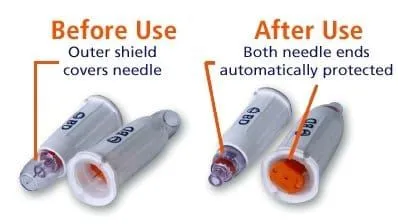 BD Autoshield Duo Safety Pen Needles 5mm 30G x 100