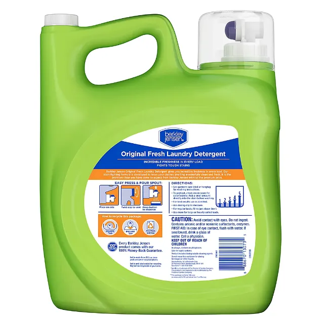 Berkley Jensen Liquid Laundry Detergent, Original Fresh Scent, 200 oz.