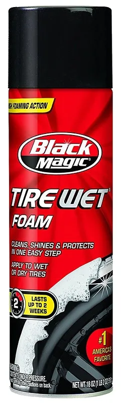 Black Magic 800002220/22145 Tire Wet Foam, 18 oz Aerosol Can, Liquid, Cherry :EA: QUANTITY: 1