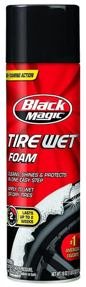 Black Magic 800002220/22145 Tire Wet Foam, 18 oz Aerosol Can, Liquid, Cherry :EA: QUANTITY: 1