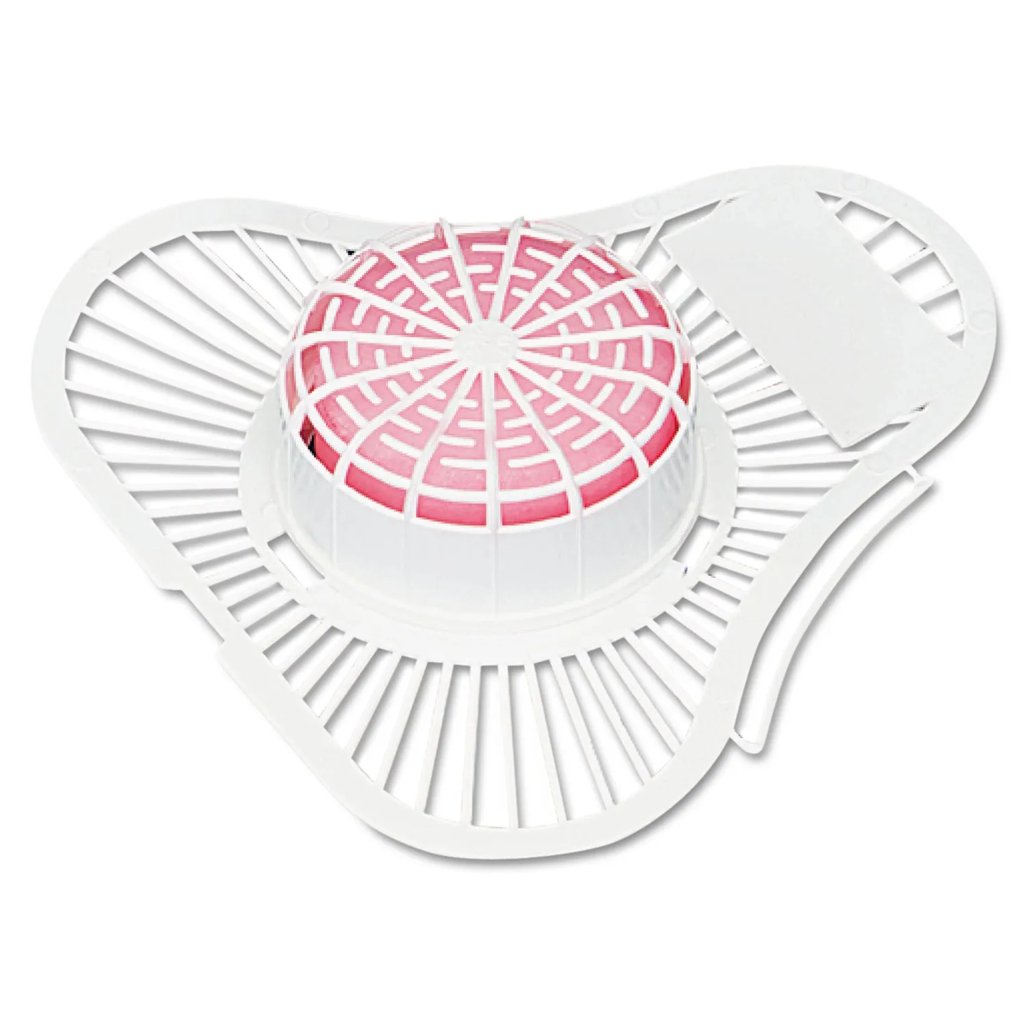 Boardwalk Urinal Screen W/ Para Deodorizer Block, Cherry, 12/Box - BWKPBS