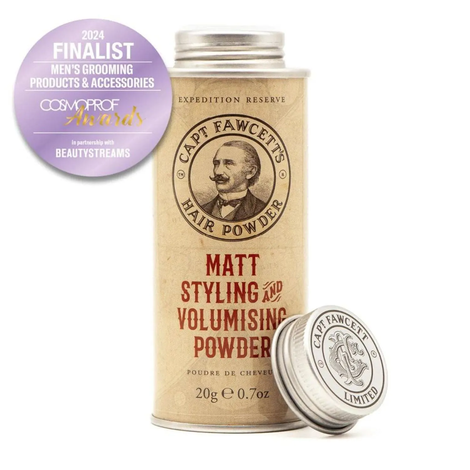 Captain Fawcett’s Expedition Reserve Hair Powder (20g)