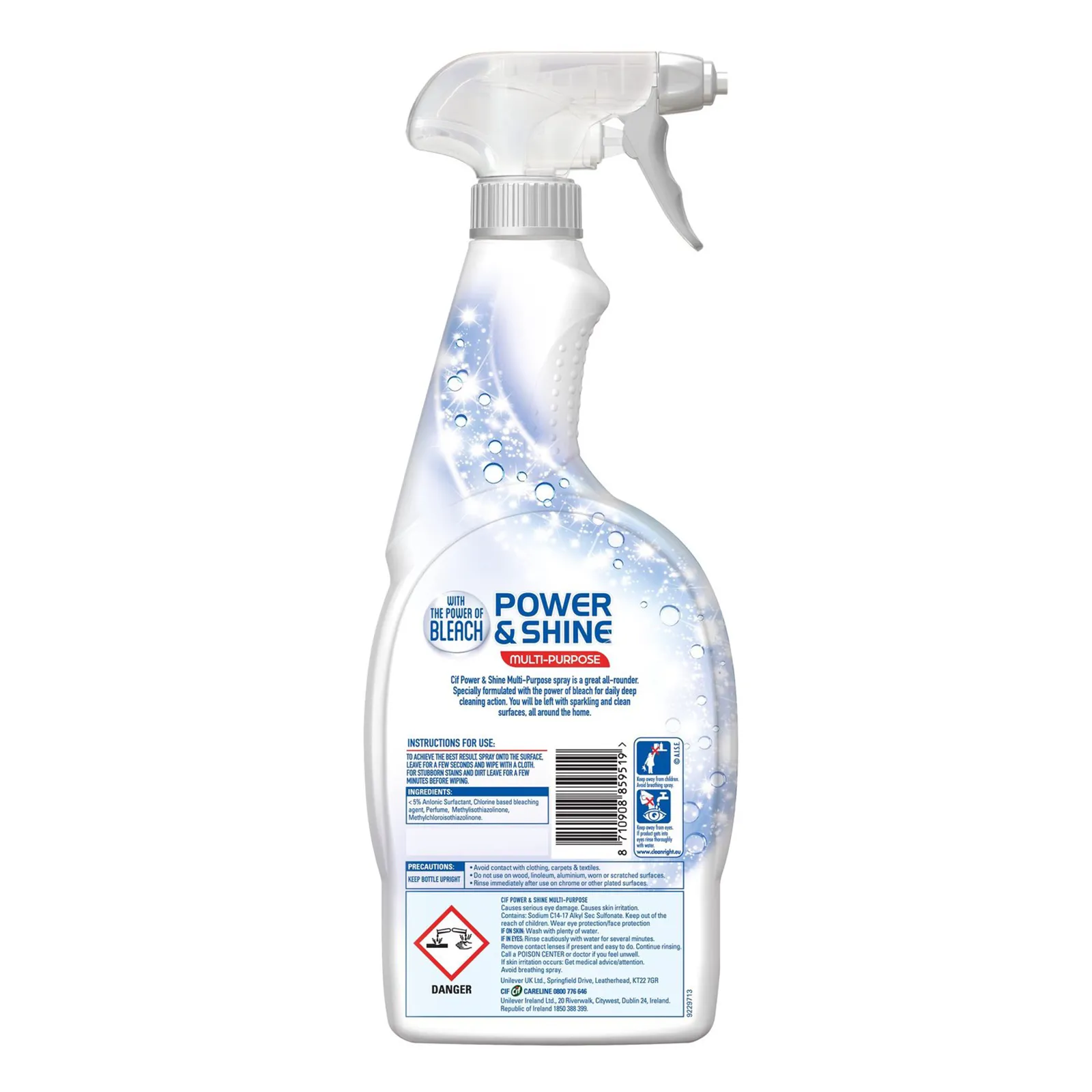 Cif Power & Shine Multi-Purpose Trigger Spray 700ml