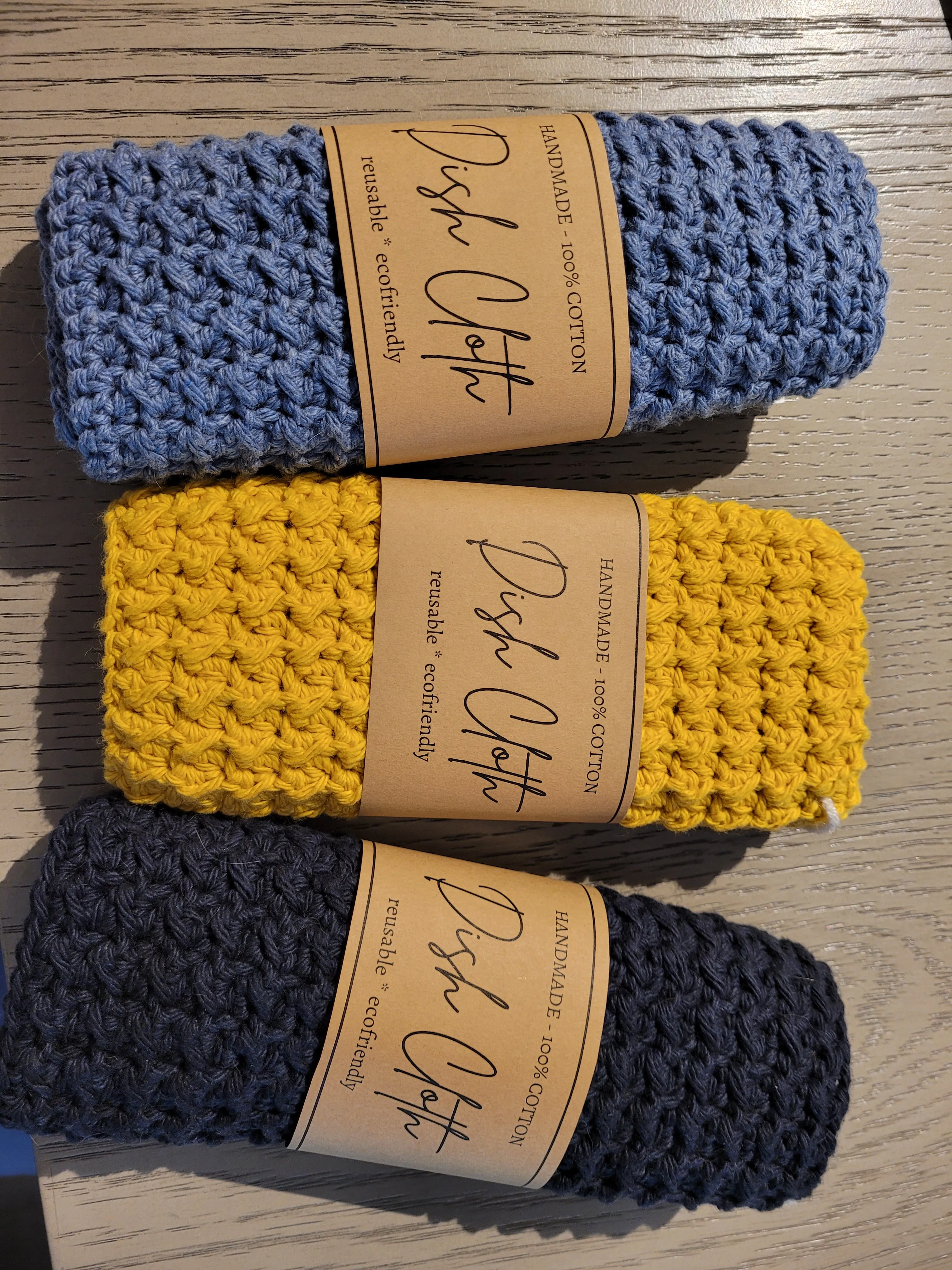 Crochet Dish Cloth Set