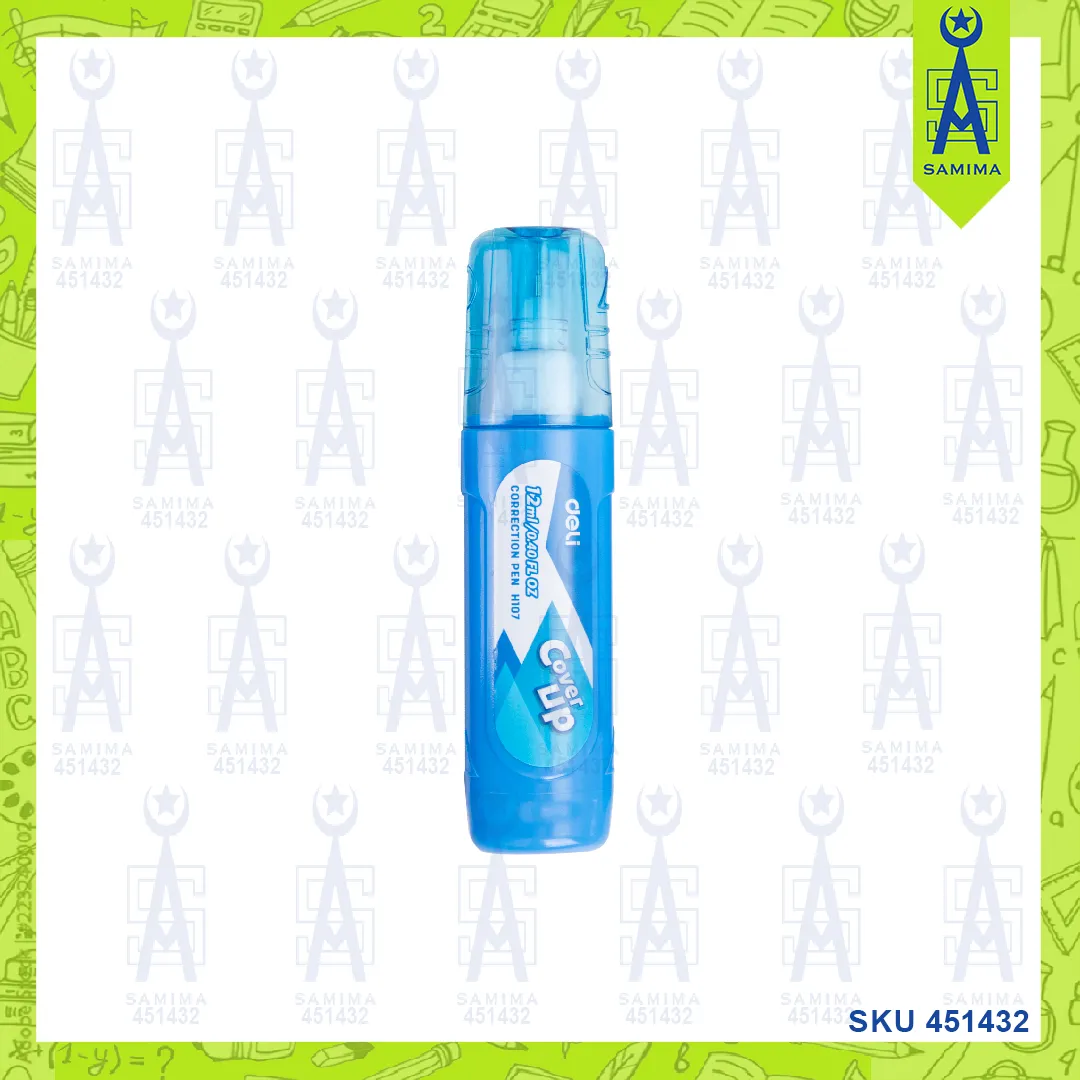 DELI H10790 COVER UP CORRECTION PEN 12ML