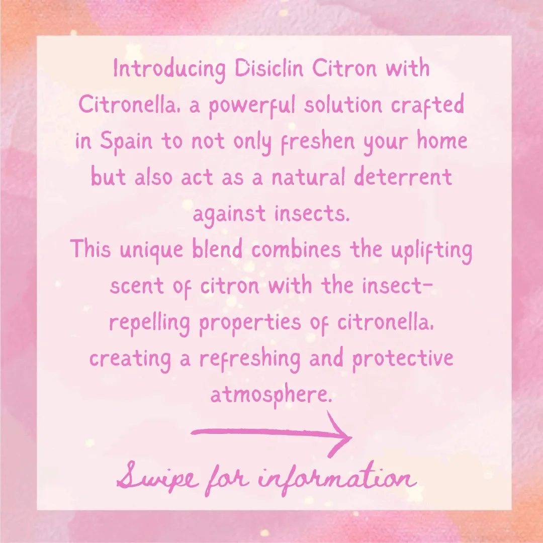 Disiclin CITRIC with CITRONELLA Floor Cleaner 1L