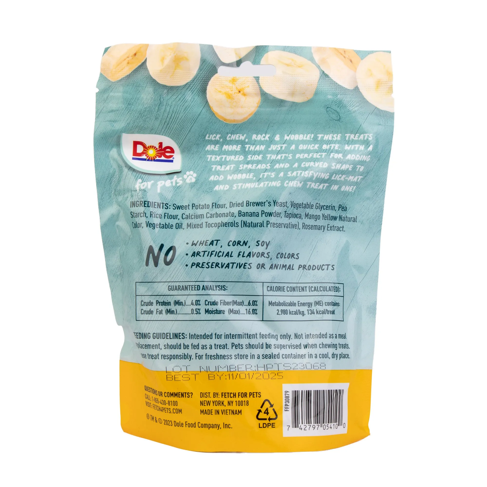 Dole for Pets Freshly Fetched Lasting Chew - Large Breed