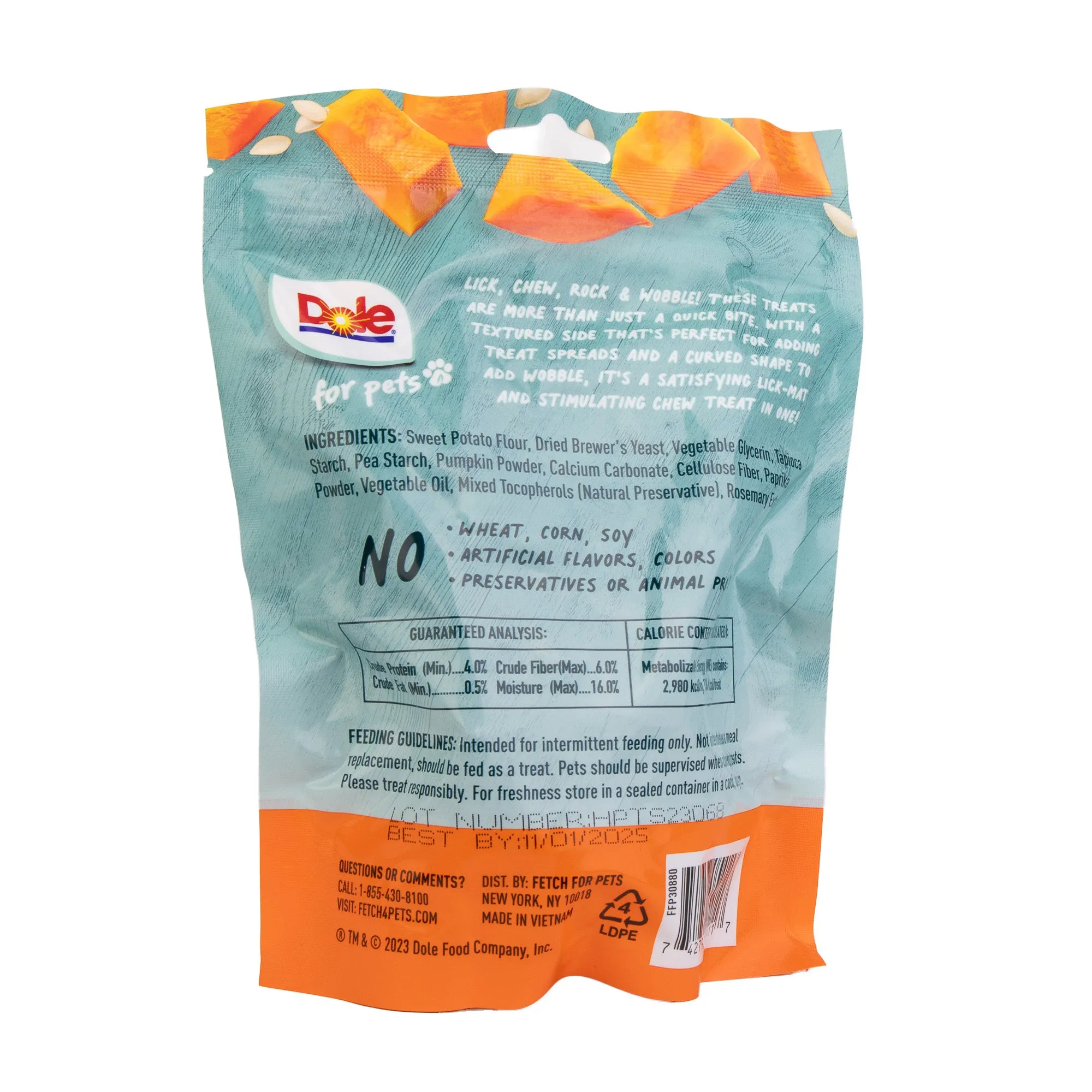 Dole for Pets Freshly Fetched Lasting Chew - Large Breed