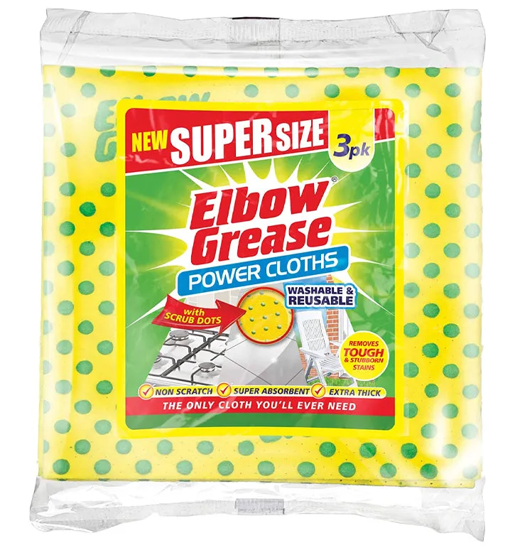 Elbow Grease Supersize Cloth 3pk