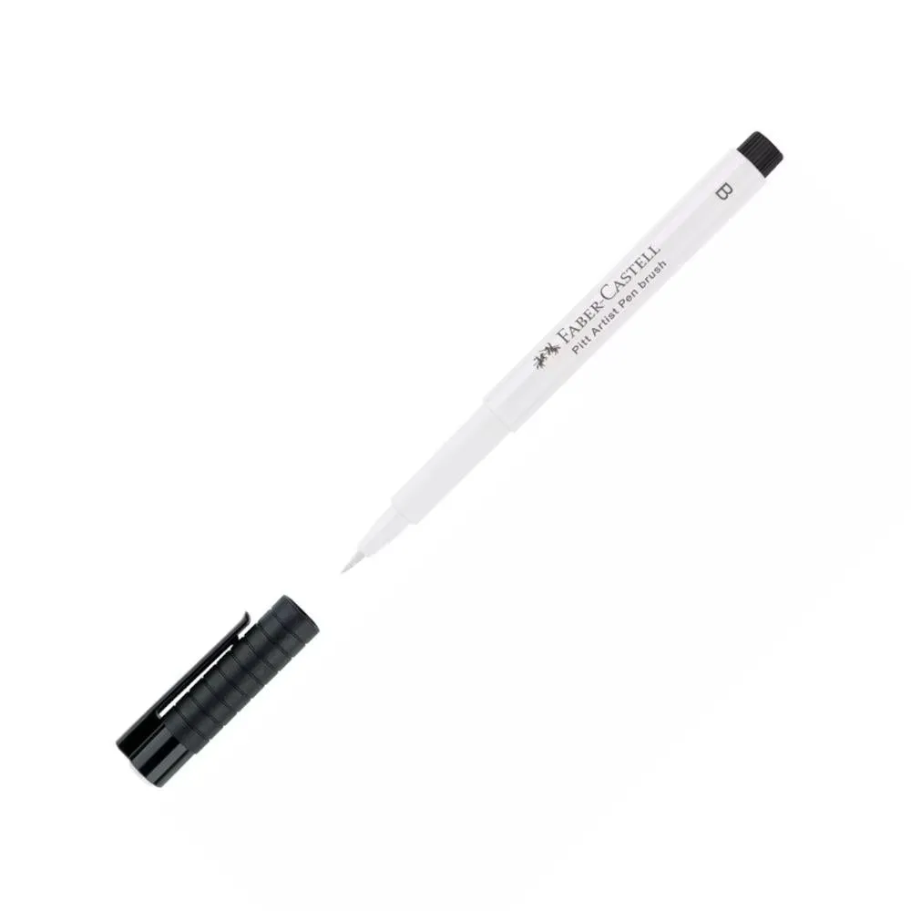 Faber-Castell Pitt Artist Pen, Brush Tip, White