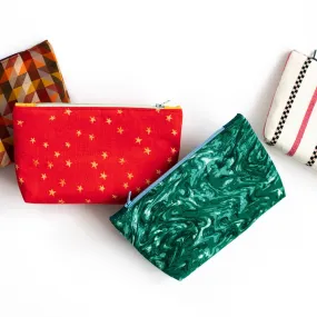 Hand-Sewn Zipper Pouch