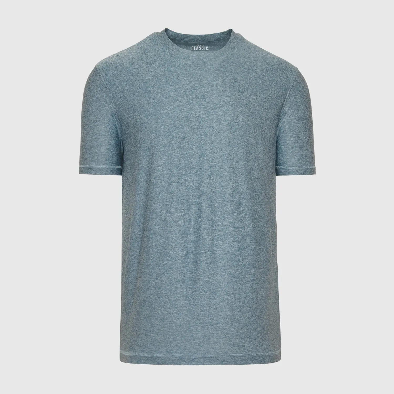 Heather Indigo Active Crew Neck Tee
