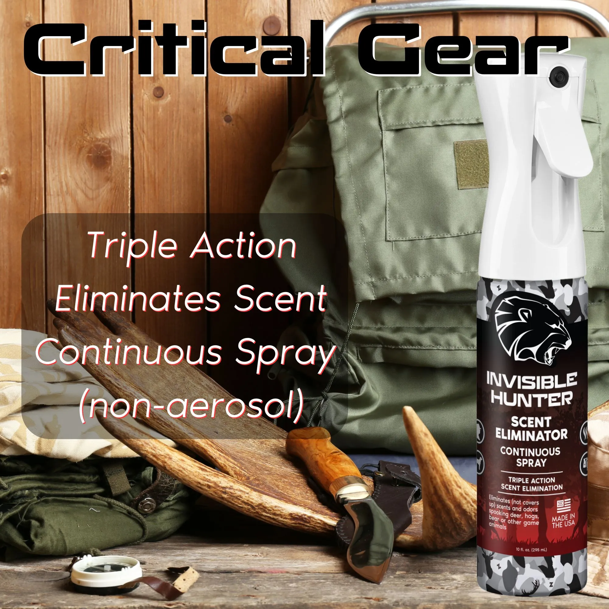Invisible Hunter Scent Eliminator Continuous Spray