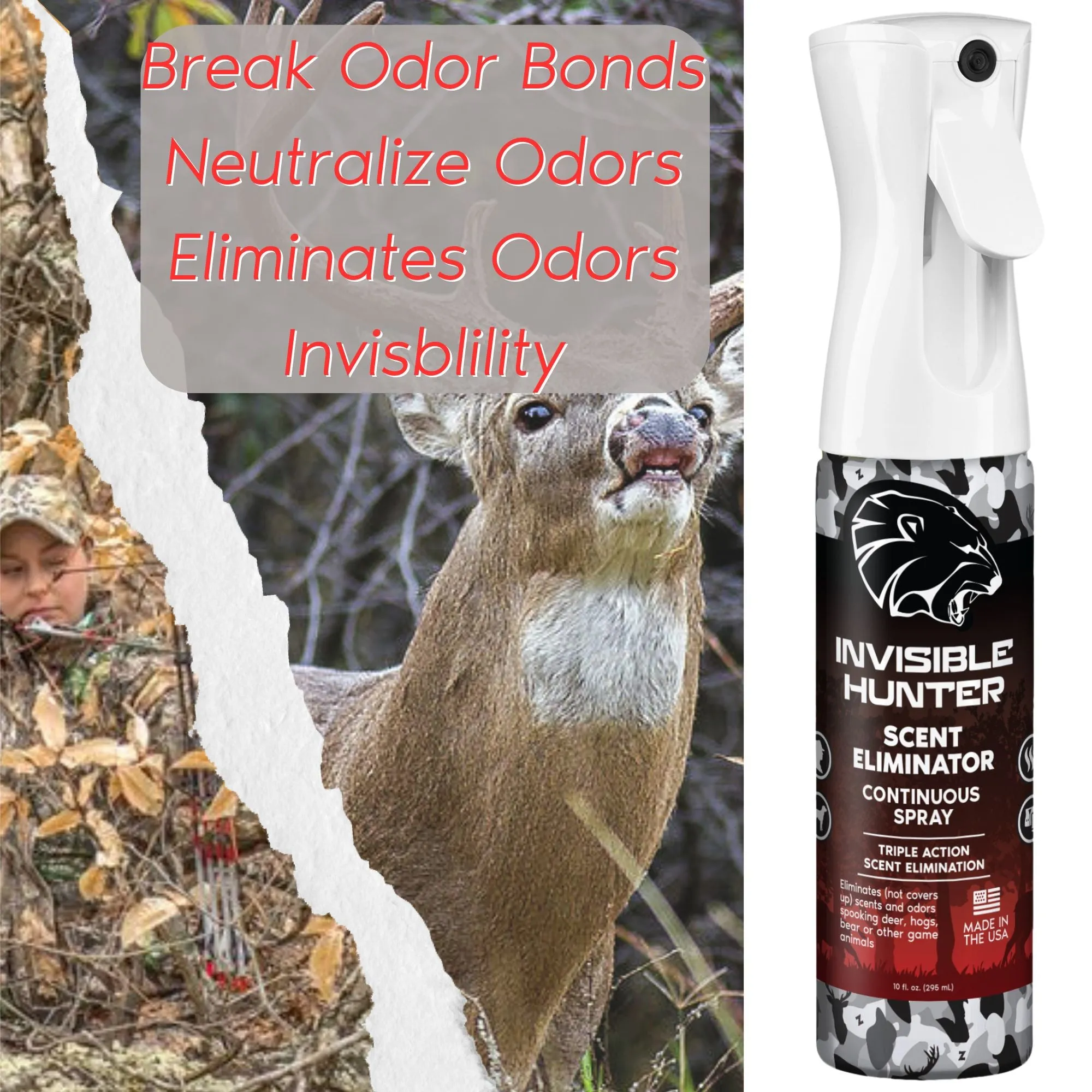 Invisible Hunter Scent Eliminator Continuous Spray