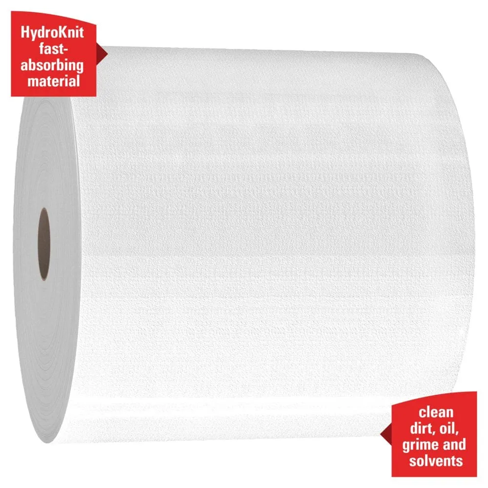 Kimberly Clark Wypall Power Clean X80, Jumbo Roll Shop Towels, Heavy Duty Cloths