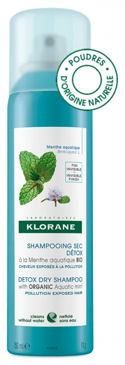 Klorane Protective Detox Dry Shampoo with Aquatic Mint