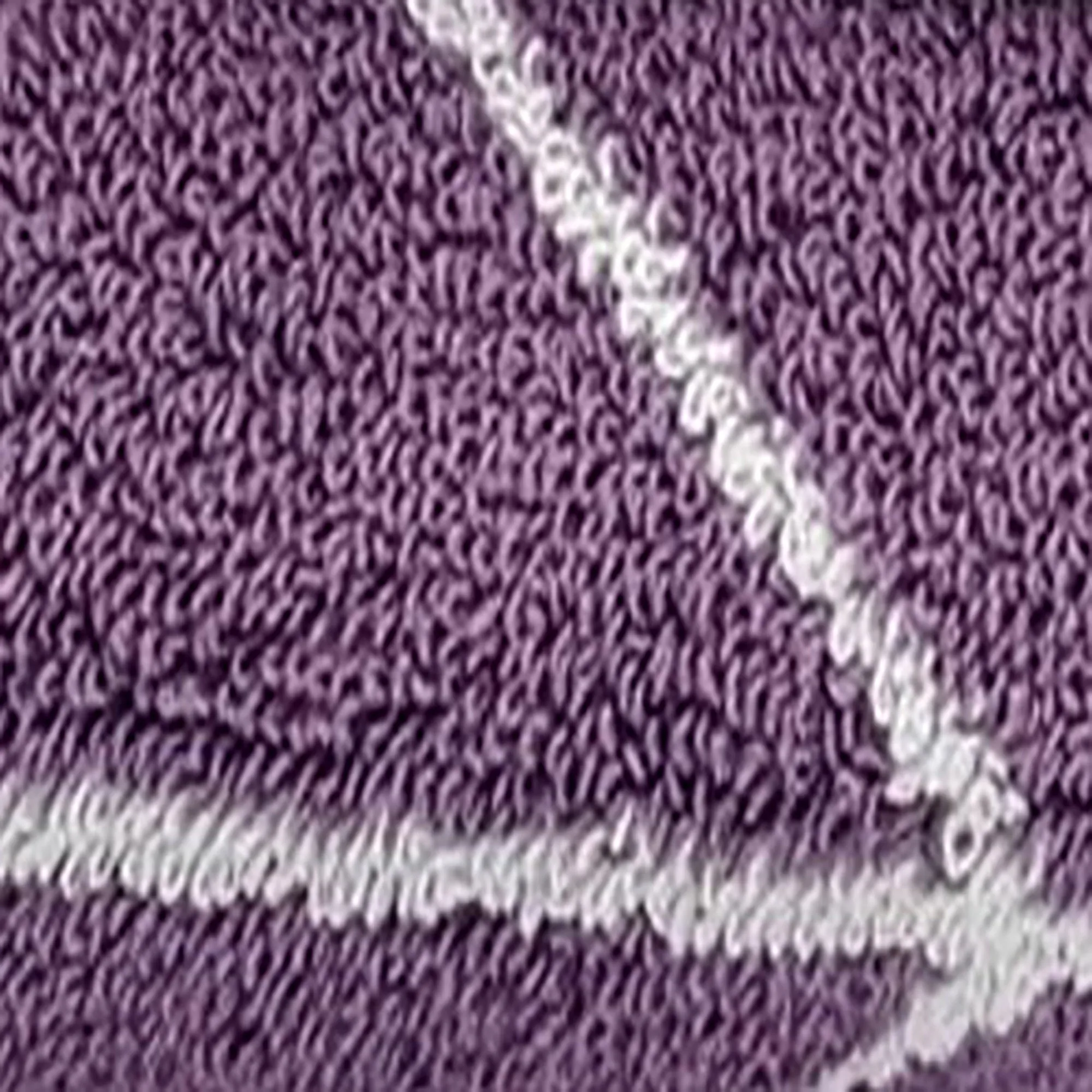 Knightsbridge Luxurious 6 Pieces Yarn Dyed Jacquard All Season Towel Set Grape