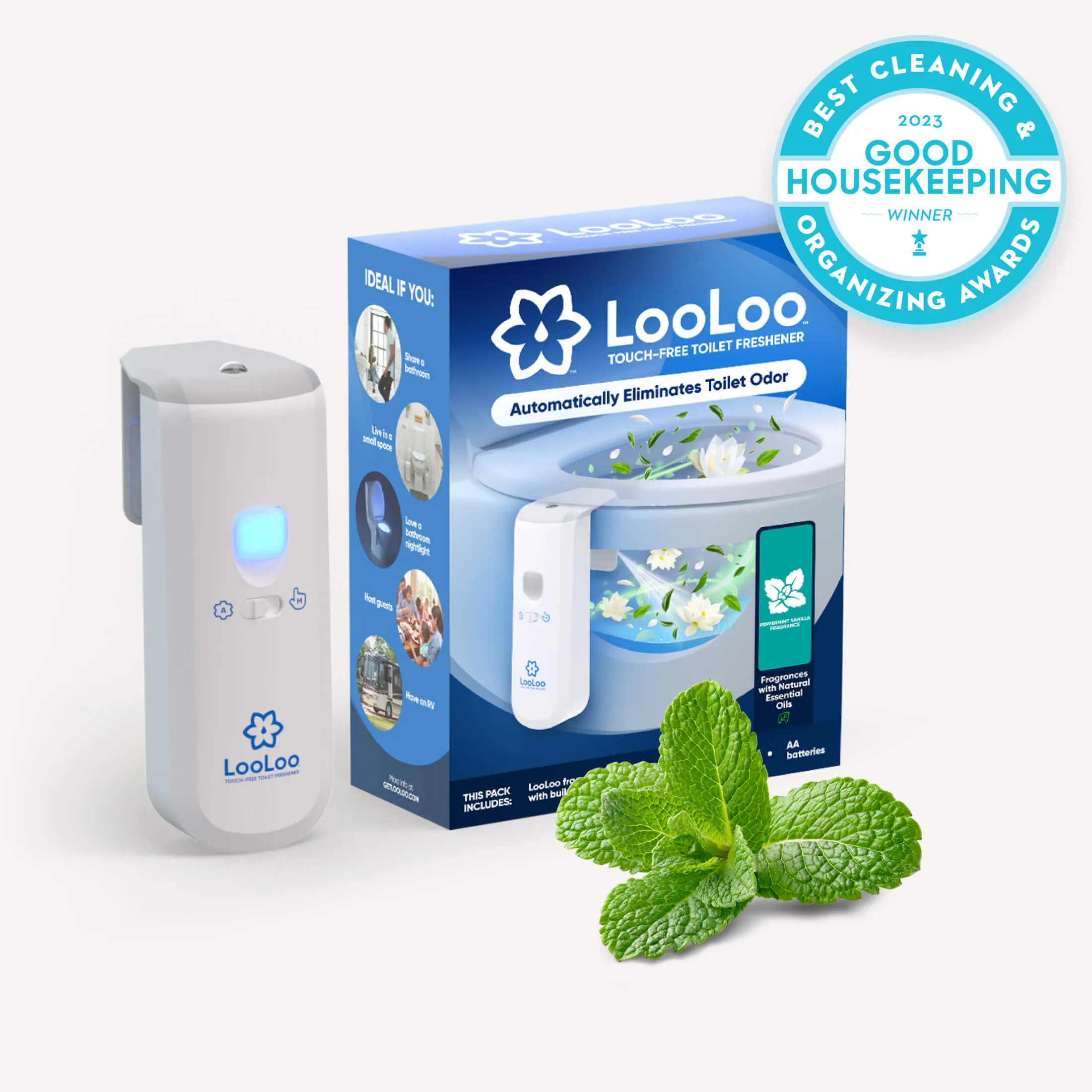 LooLoo Touchless Toilet Spray