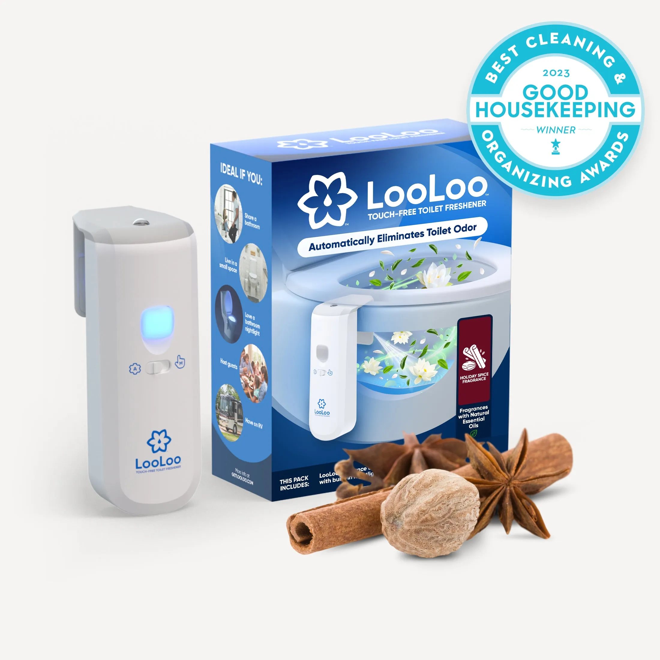 LooLoo Touchless Toilet Spray