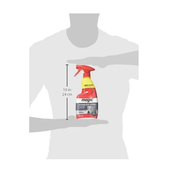 Magic 3055 Stainless Steel Cleaner & Shine 414ml