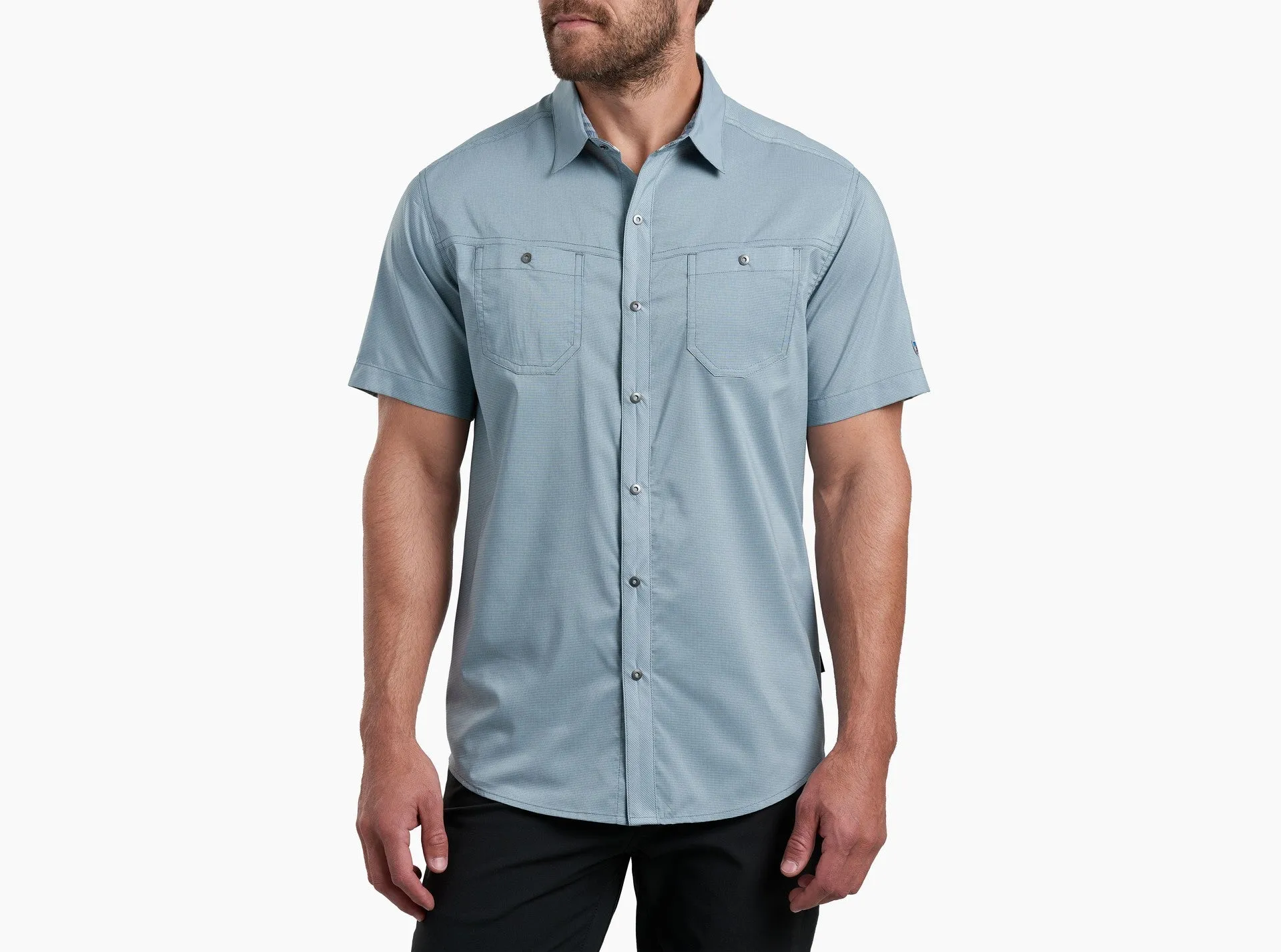 Men's Stealth Short-Sleeve Shirt - Blue Mist