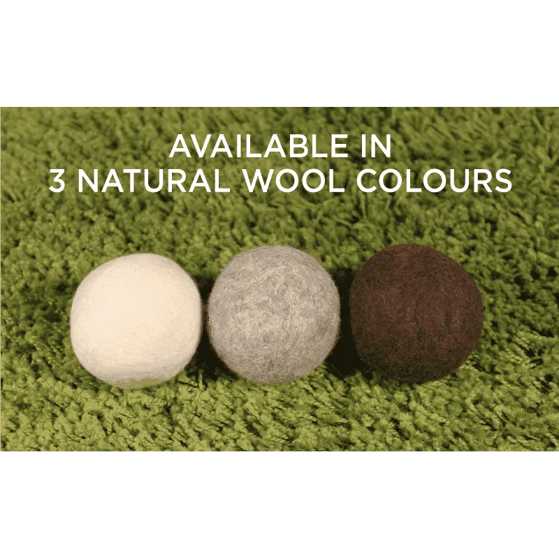 Moss creek wool works - pure wool dryer balls 3 pk
