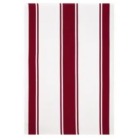 Mu K Towel Cabernet Stripe Classic Stripe