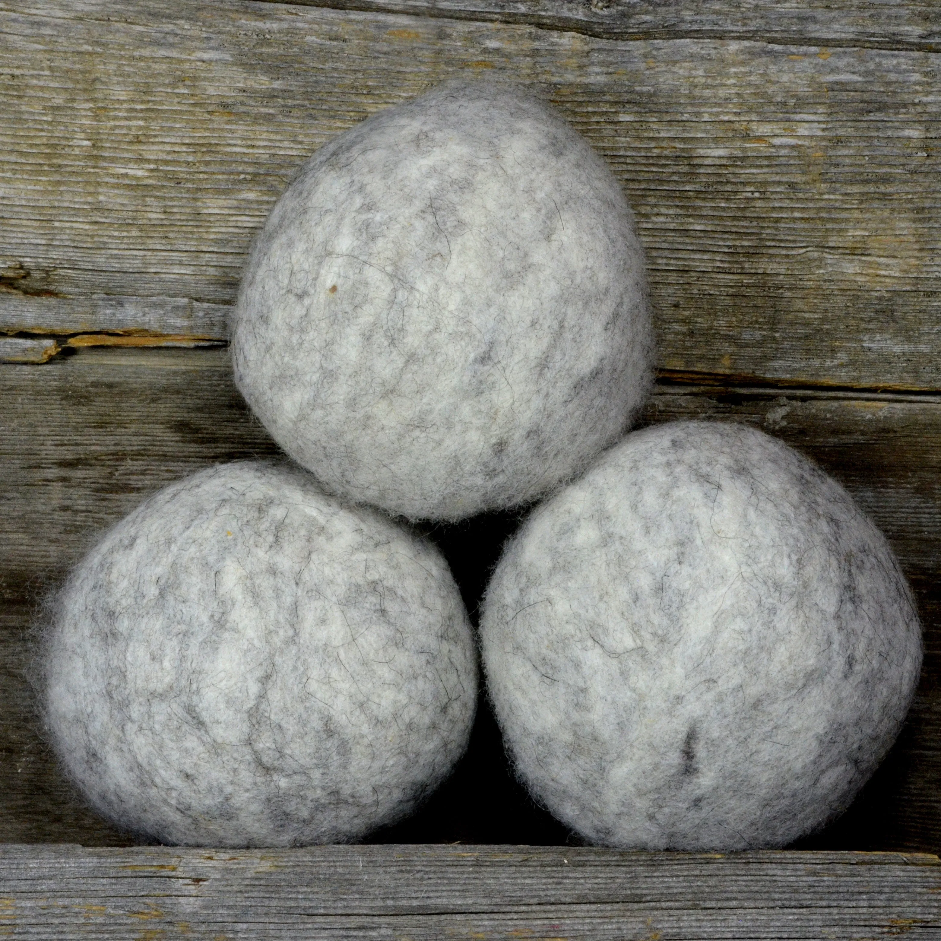Natural Dryer Balls, Undyed Wool