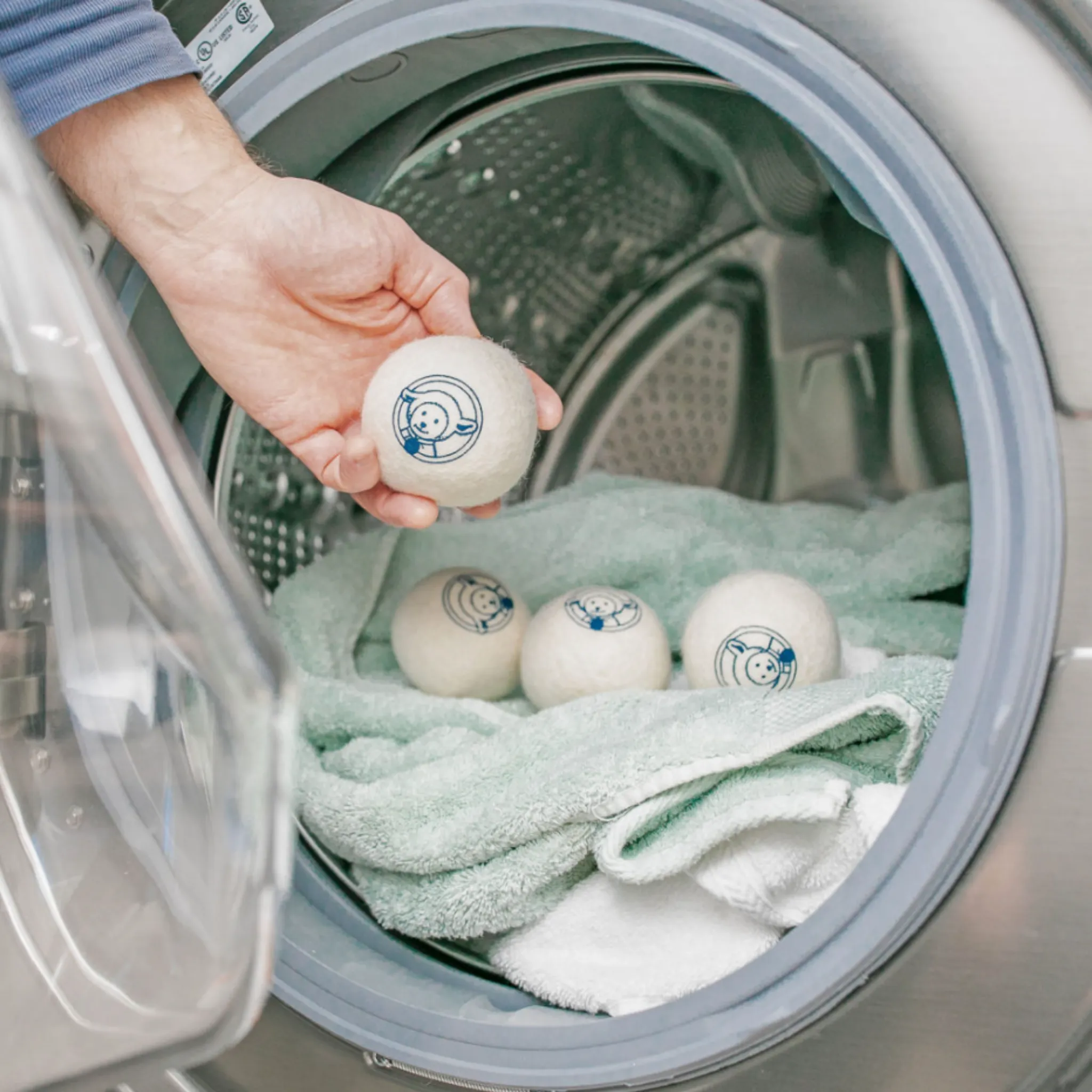 Nellie's Lamby Wool Dryer Balls Tin