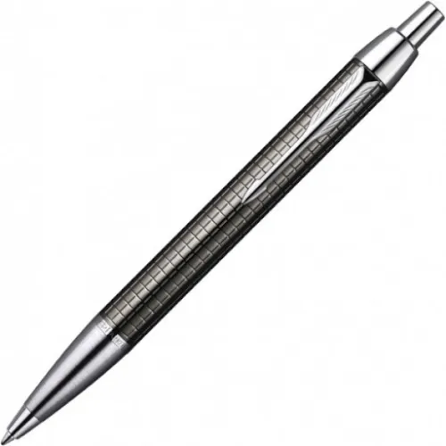 Parker IM Premium Ballpoint Pen - Brown Gun Metal Deep Chrome Trim (with KSGILLS Premium Gift Box   Add-on 1pc Refill)