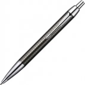 Parker IM Premium Ballpoint Pen - Brown Gun Metal Deep Chrome Trim (with KSGILLS Premium Gift Box   Add-on 1pc Refill)