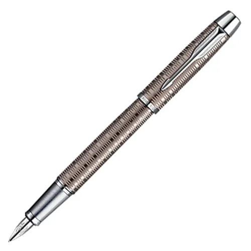 Parker IM Premium Fountain Pen - Brown Shadow Chrome Trim (with KSGILLS Premium Gift Box)