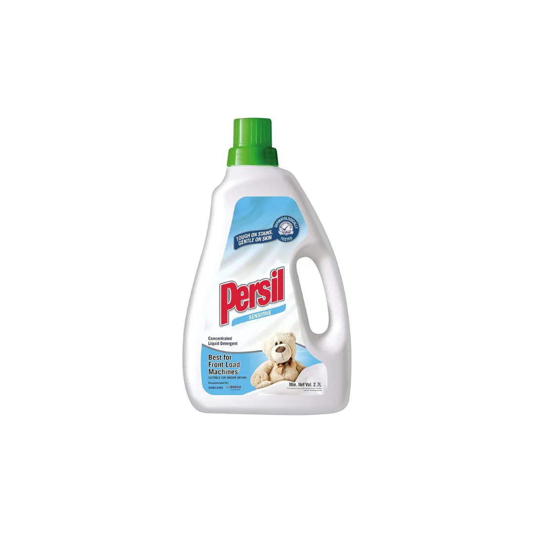 Persil Concentrated Liquid Detergent Refill, Sensitive, 2.7L (Imported) | Gentle on Skin & Tough on Stains
