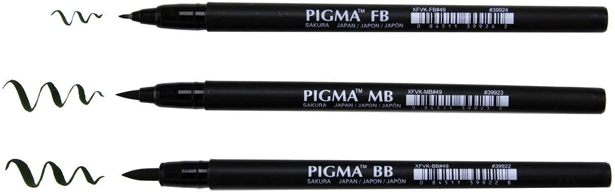 Pigma Professional Brush Pens