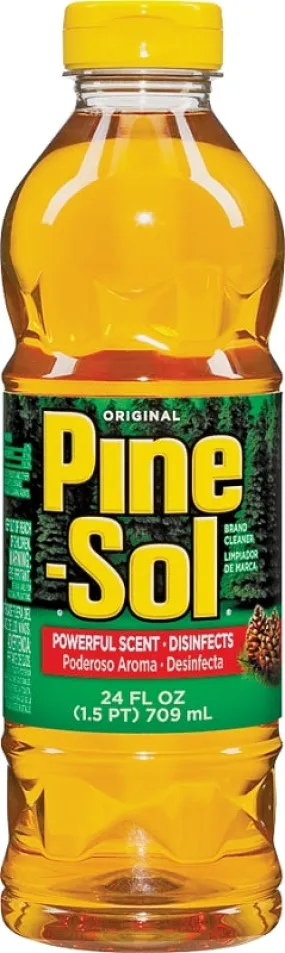 Pine-Sol Original 97326 All-Purpose Cleaner, 24 oz Bottle, Liquid, Pine, Amber :EA: QUANTITY: 1