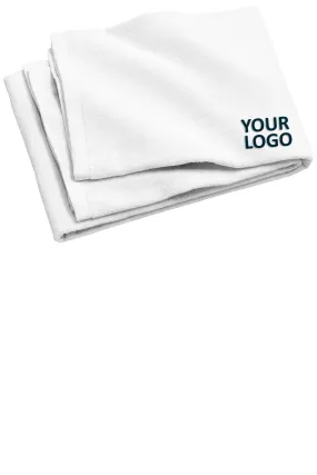 Port Authority - Beach Custom Towels, White