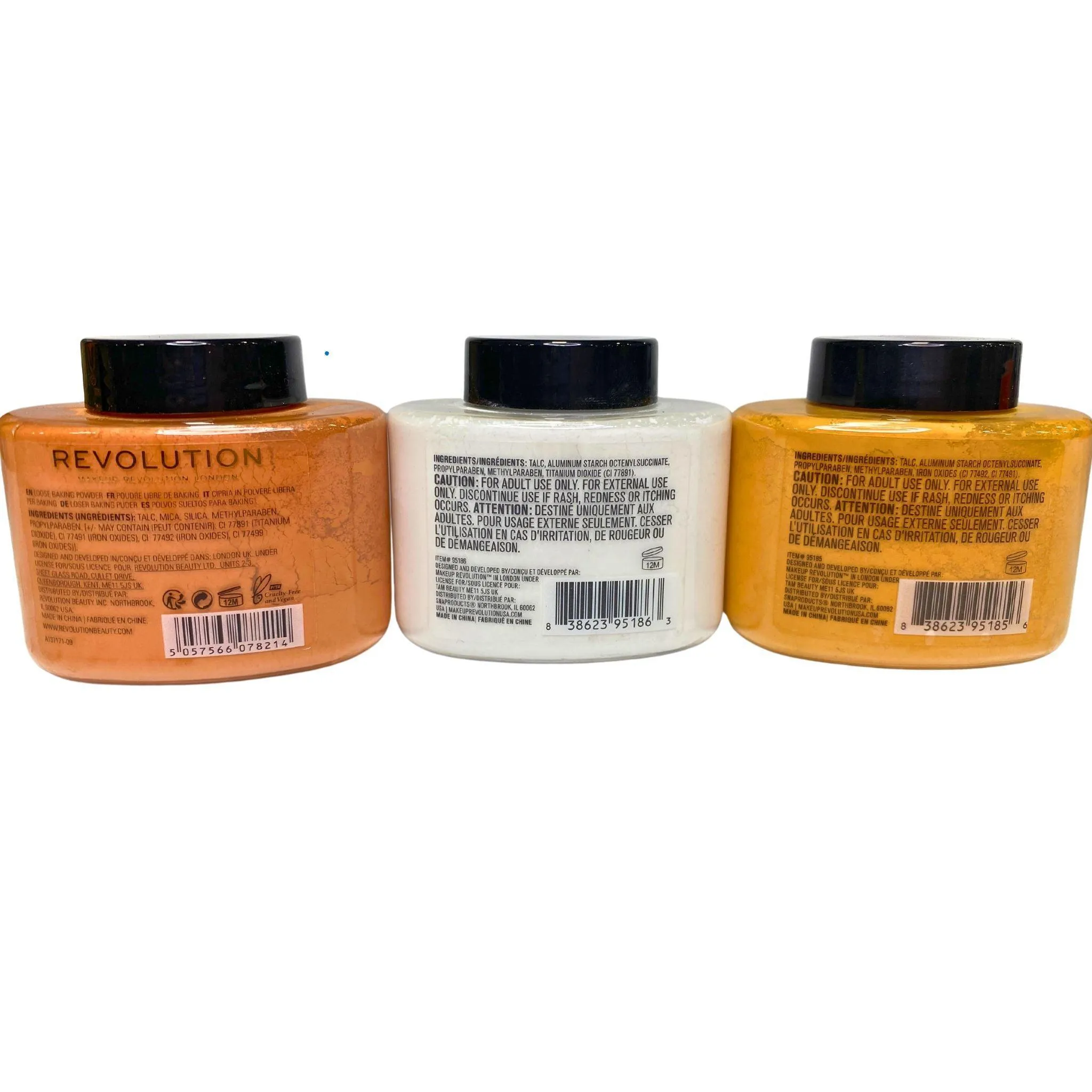 Revolution Baking Powder Mix Assorted Shades (50 Pcs Lot)