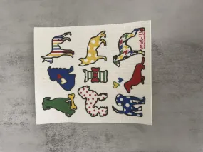 Swedish Cloth Dog Lover Multi-Color