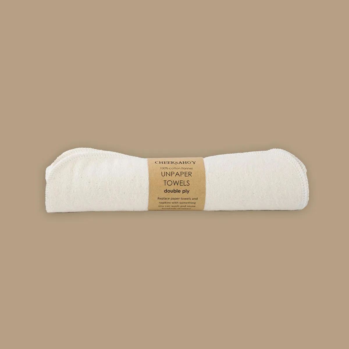 unpaper towels - double ply (5 pack) - black