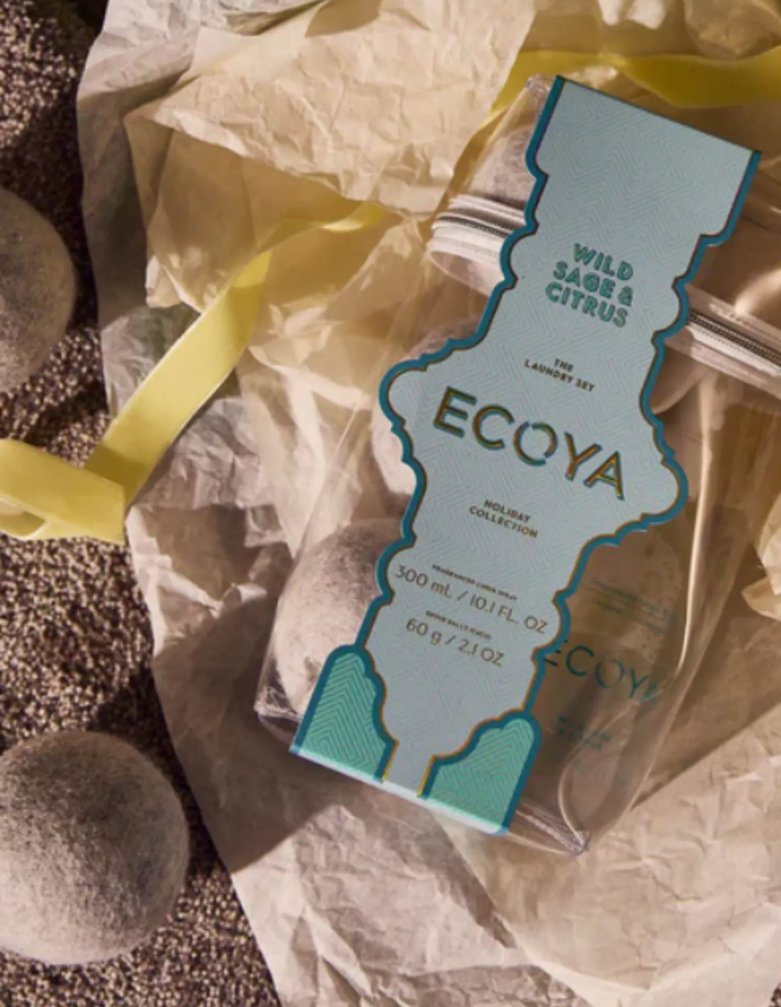 Wild Sage & Citrus Laundry Set Holiday Collection - Ecoya